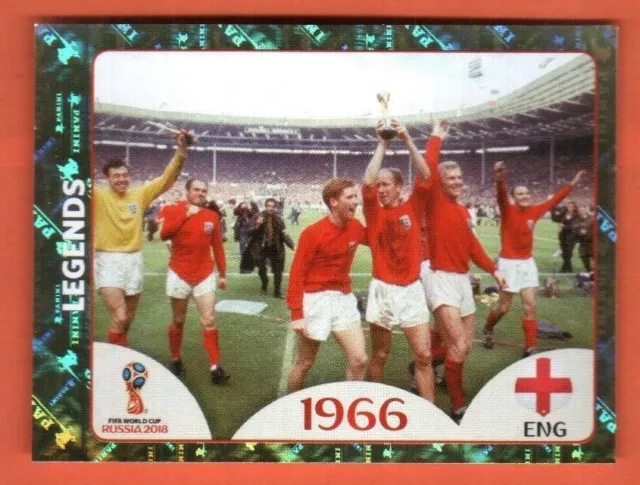 figurina Panini WM 2018 Russia World Cup  Nr. 677 Legends ENGLAND 1966