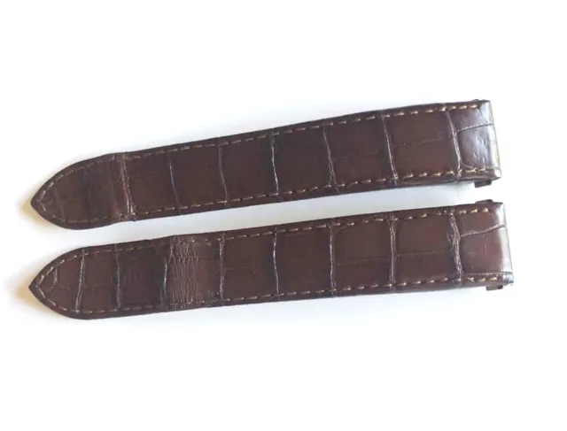 Pre Owned Cartier Roadster Brown Alligator Straps 19mm