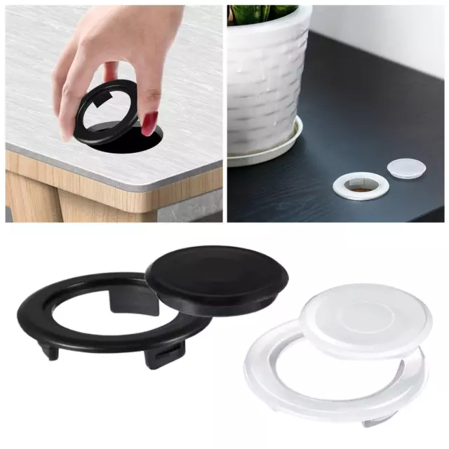 Table Umbrella Hole Ring and Cap Umbrella Hole Ring Plug Set for Courtyard