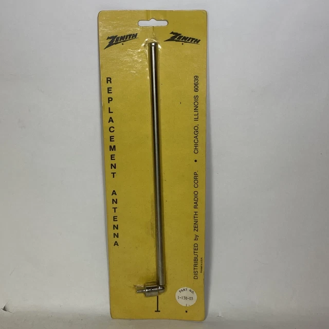 VTG ZENITH REPLACEMENT Part Rod Antenna Telescopic Radio TV NOS OEM 1