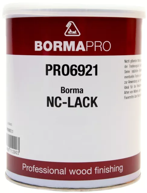 PROFI NC Transparent Lack Möbel Gitarre Geige Nitro Klarlack Glanz Matt 1 Liter