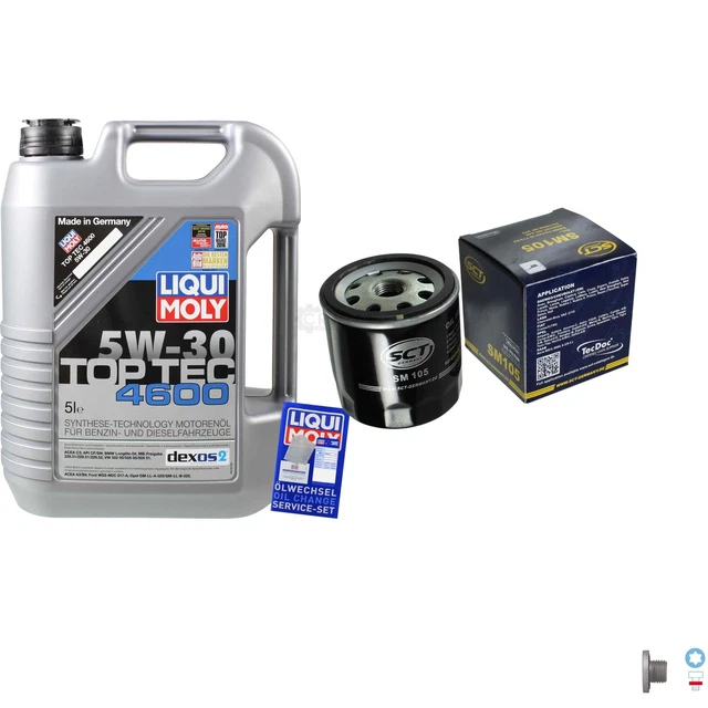 Sct Germania Filtro Olio 5 L Liqui Moly 3756 Top Tec 4600 5W-30 per . Opel