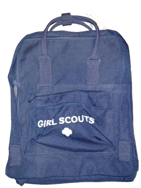 🍀 GIRL SCOUTS Navy Blue Backpack New NWT Tote Bag Back Pack Women's ...
