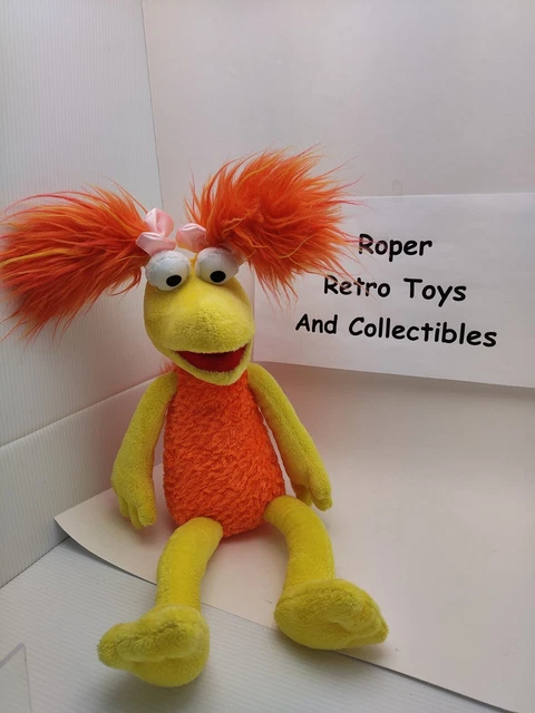 2009 Manhattan Toy Co Jim Hensons Fraggle Rock 18" Red Fraggle Plush Toy
