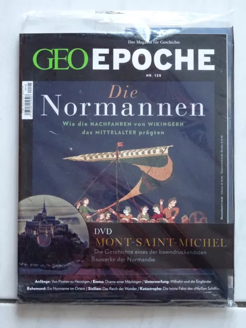 Geo Epoche Nr.125 Die Normannen + DVD Mont-Saint-Michel ... NEU