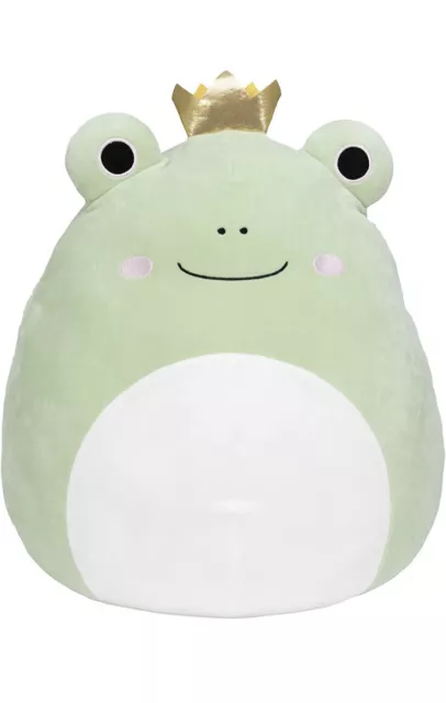 (NEW) Squishmallow Baratelli The Frog Prince 16-Inch Kellytoy Soft Plush NWT