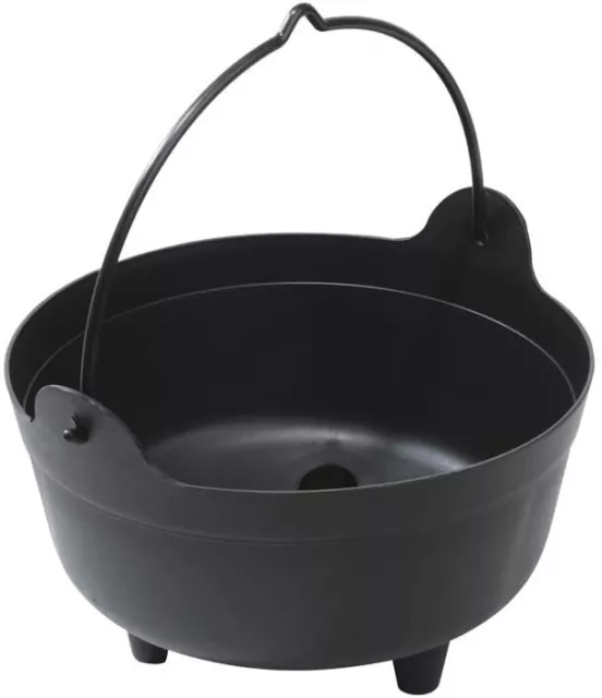 Garland Large Cauldron Garden Planter With Handle 35cm Diameter Plants Flowers