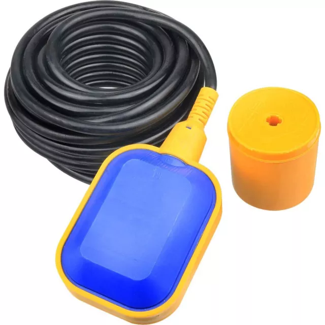 10m Cable Liquid Water Level Float Switch Sensor Sump Fluid Tank Pump Controller