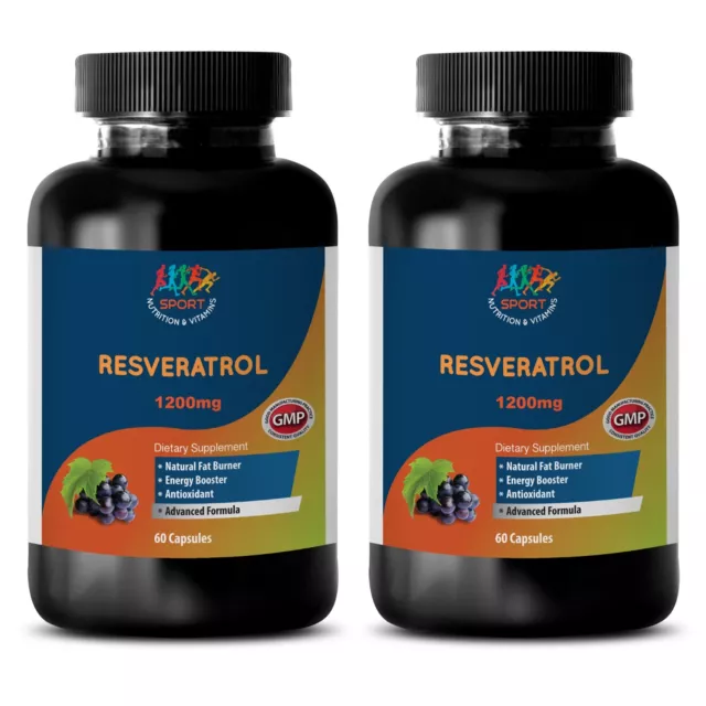 Quercetin  - Resveratrol Supreme 1200 - Green tea - Antioxidant - 2B 120Ct