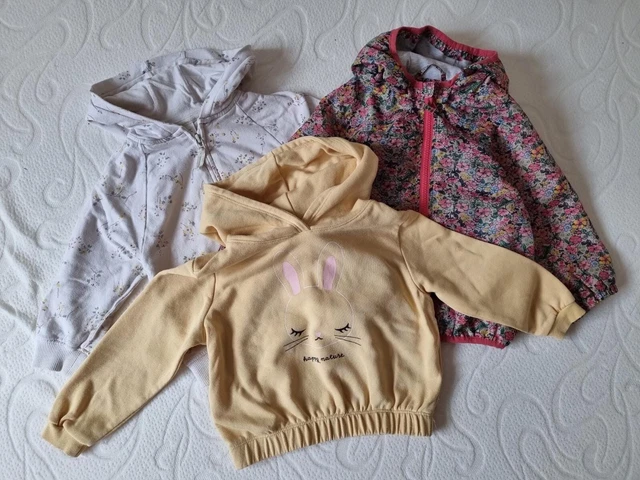 Baby Girls Clothes 18-24 months Bundle Coat Tops Cardigans 1.5-2 years Next H&M