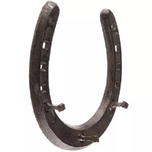 Horse Shoe Hook Rustic Cast Iron Western Cowboy Hat Wall Mounted Coat Key Hanger