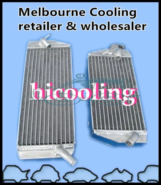 Aluminum Radiator KXF450 KX450F 2006 2007 2008 For KAWASAKI KX 450 F L&R 3