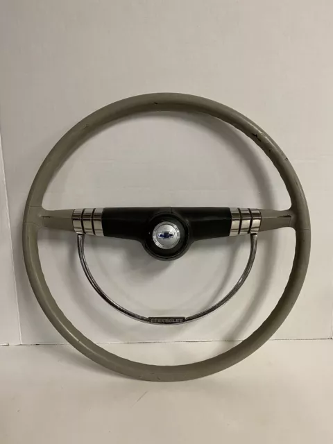 1949 1950 Chevy Chevrolet Steering Wheel Horn Button Ring Coupe Sedan