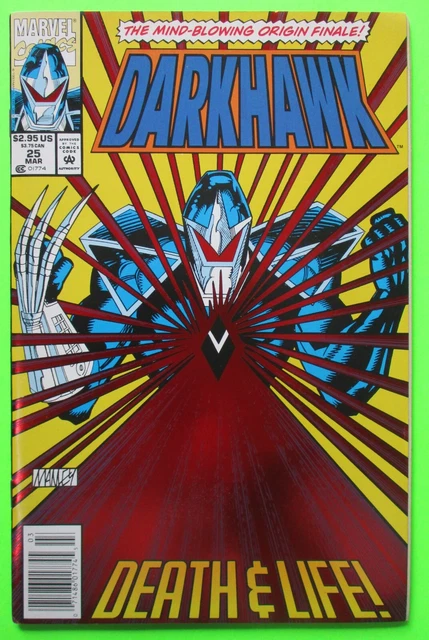 Darkhawk #25 Foil Cover Modern Age Marvel Comic Book 1993 NM