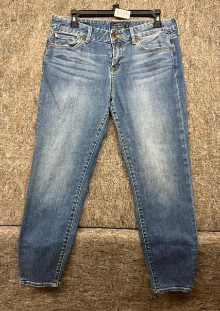 Lucky Brand Womens Jeans Lolita Capri Hand Crafted Blue Size 10/30 (32x26)