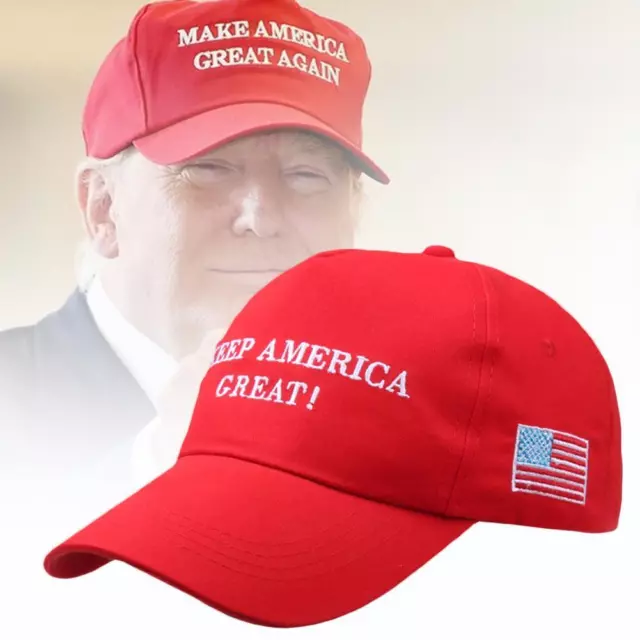 Cappello MAGA Make America Great Again Presidente Donald Trump Cappello Rosso Unisex