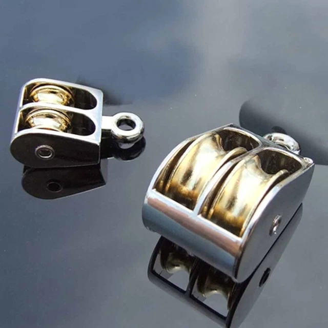 Lifting Machine Hardware Double Fixed Pulley Sheaves Non-rust Beautiful