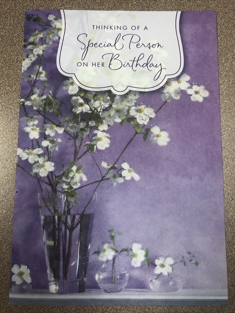 Birthday Thinking Of A Special Person On Her Birthday Greeting Card Women Sister