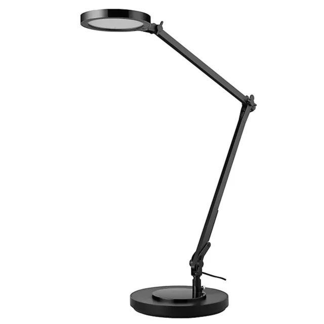 GoodHome Desk Lamp DE15711 Moxette Black LED Clip On Dimmable Touch On/Off