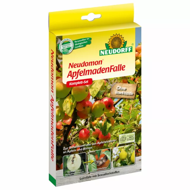 NEUDORFF Neudomon Apfelmaden Falle-Apfelbaum Pheromonfalle Apfelwickler Obstbaum