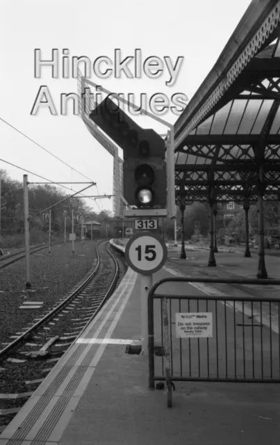 35mm Negative Scene View Tyne & Wear Metro Tynemouth Overground Station 1982
