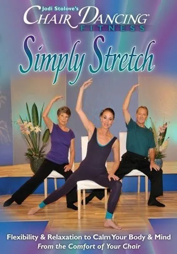 Chair Dancing Fitness Simply Stretch Senior Dvd New Older Adults Workout Citizen