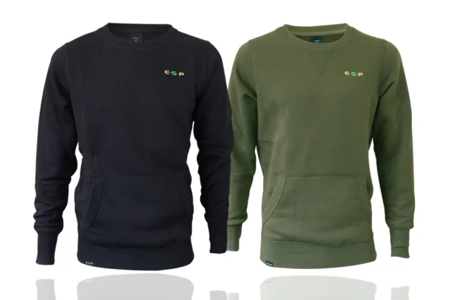 ESP Minimal Sweatshirts - Olive Green or Black - Fishing Sweatshirt - All Sizes