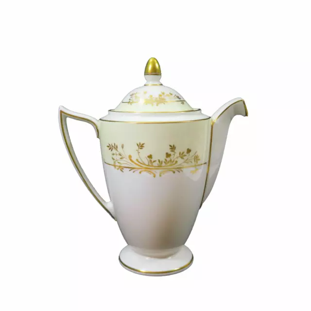 Vintage 1968 MINTON GOLD PANDORA H5230 Bone China Four Cup Tea Pot 7.25" Tall