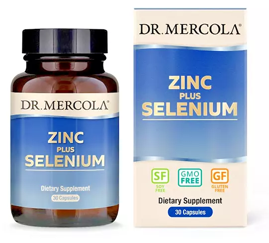 Zinc plus sélénium, 30 gélules Dr. Mercola