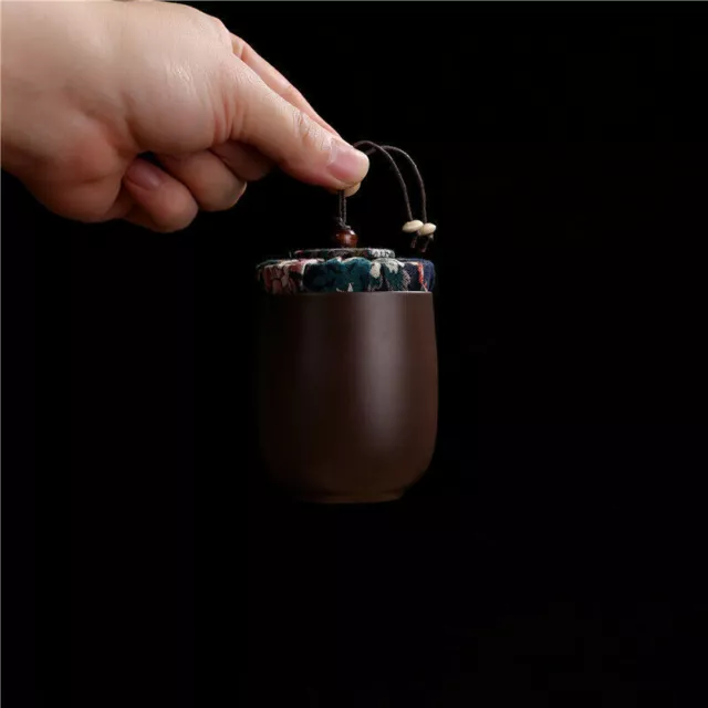 Chinese Yixing Zisha Clay Pottery Tea Caddy Clay Pot 180 cc