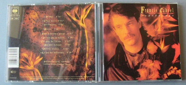FRANCIS CABREL - Sarbacane - CD 1989 EUR 4,00 - PicClick FR