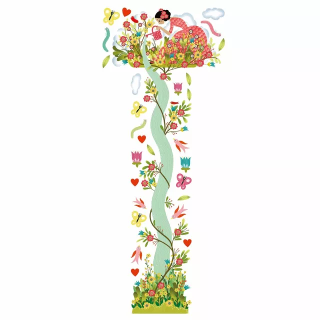 Wandsticker Messlatte für Kinder von Djeco Gartenmotiv    DD04041