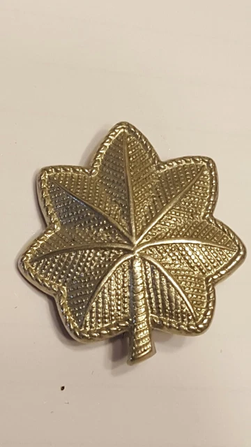 VINTAGE US ARMY Lieutenant Colonel Major Pin Silver Oak Leaf N S Meyer ...