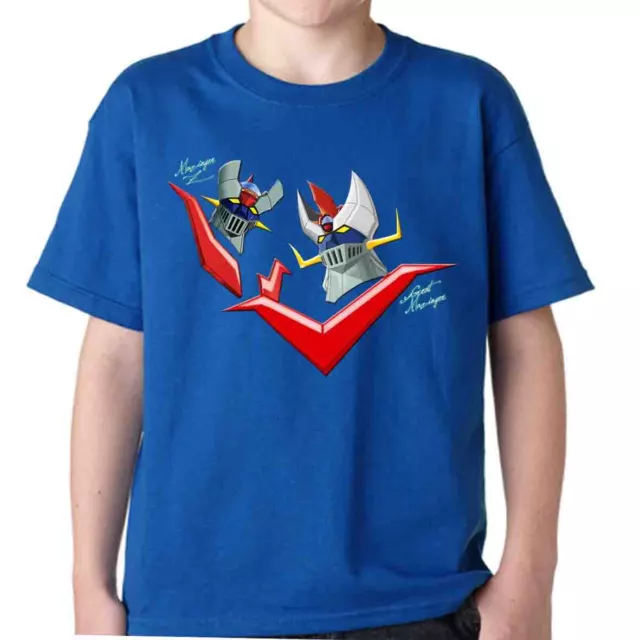 T-Shirt Mazinga Mazinger Z Anni 80 Robot Tshirt Anime Manga Da Bimbo Fino 5Xl