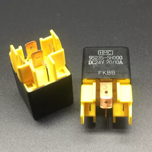 5PCS  95235-5H000 24VDC Automobile Relays 20/10A 5 Pins