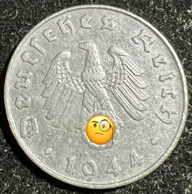 III. REICH  10  Reichspfennig 1944-E