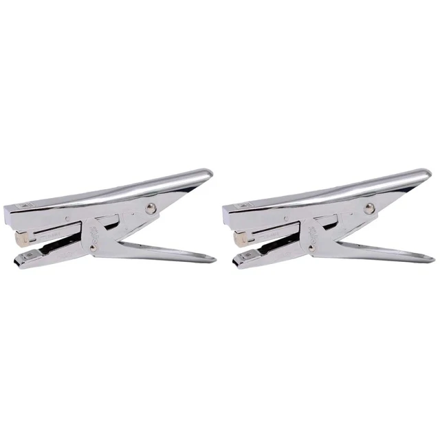 2 Pcs Cucitrice Di Carta Pinza Da Scrivania Alunno Bambino Graffette