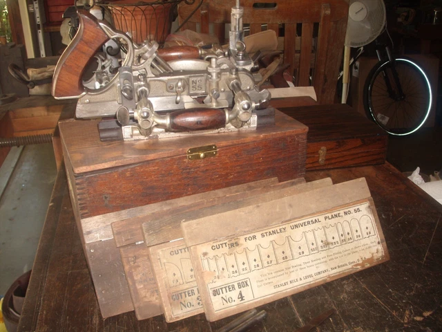 Stanley 55 Combination Plane       100% Complete With Parts & Cutters