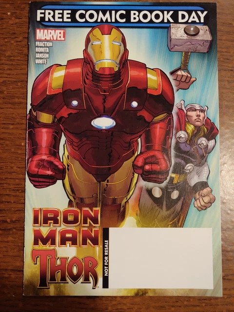 Iron Man Thor FCBD Marvel Comics 2010 1st Print VF/NM stamp free