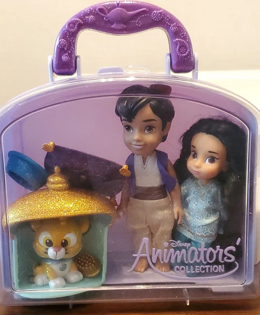 DISNEY JASMINE Animators Collection Mini Doll Playset Raja Palace