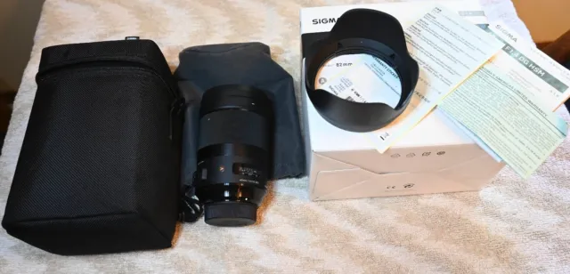 Sigma Art 40mm F1.4 DG HSM Nikon-F Mount Cine Lens - Black
