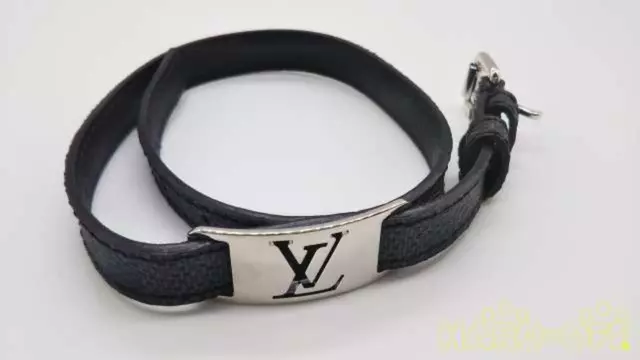 Louis Vuitton Damier Graffit Bracelet M6616E W/Box PVC Canvas