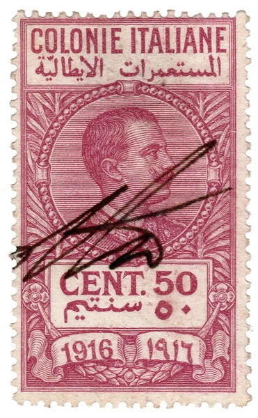 (I.B) Italy (Libya) Revenue : Duty Stamp 50c (1916)