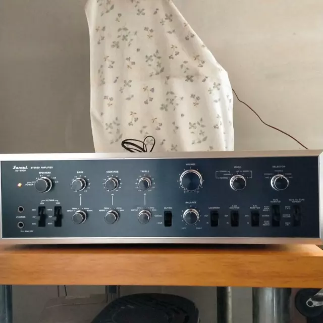 SANSUI Integrierte Premain Verstärker AU-9500 Famous Maschine Betrieb Kariert FS