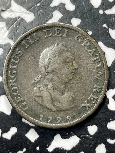 1799 Great Britain George III Farthing Lot#M1691