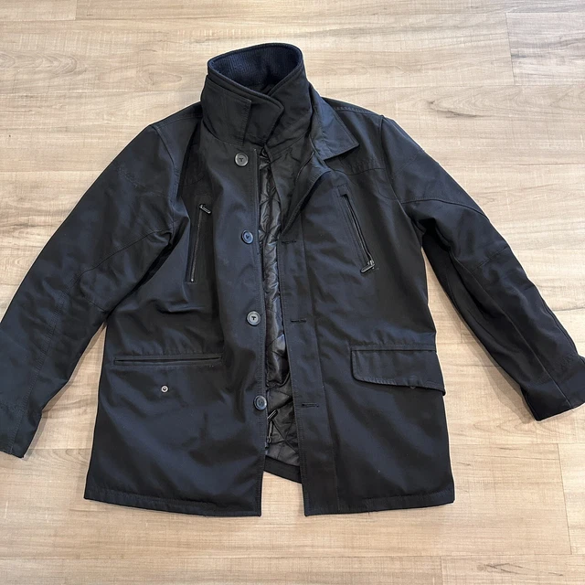 Tumi Tech Jacket Heavyweight Full Zip Travel Pockets Mens Size Medium