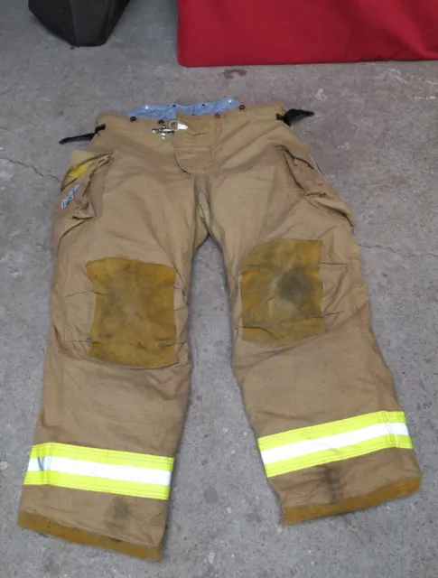 MFG 2010 FIRE DEX DRD 44 X 32 Firefighter Turnout Bunker PANTS Morning Pride