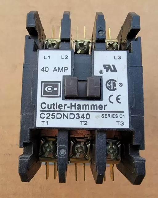 Cutler Hammer C25DND340 Definite Purpose Contactor