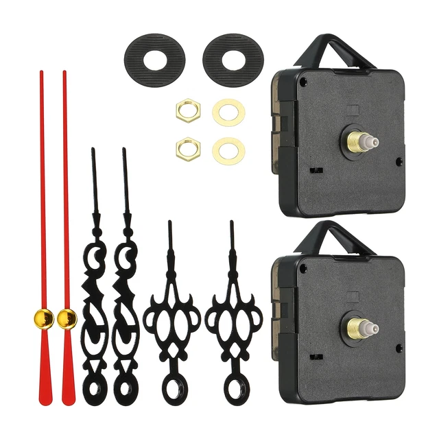 Clock Mechanism Replacement, 2Set Quartz Clock Mechanism DIY Wall Clock, 20029