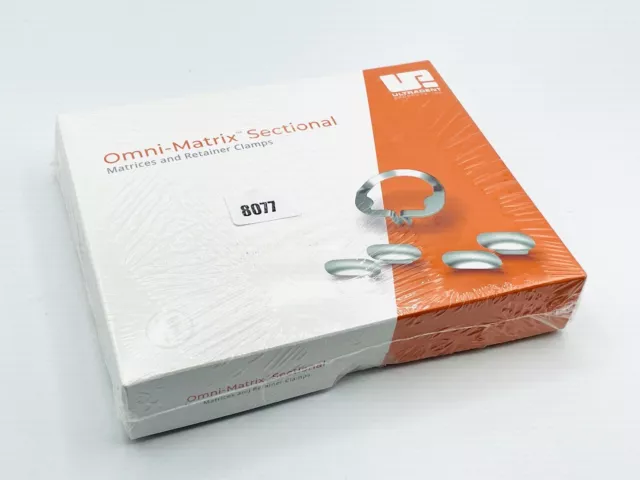 Ultradent Omni Matrix Sectional Kit 160 Teilmatritzen + 4 Rondelles Ressort Neuf 3